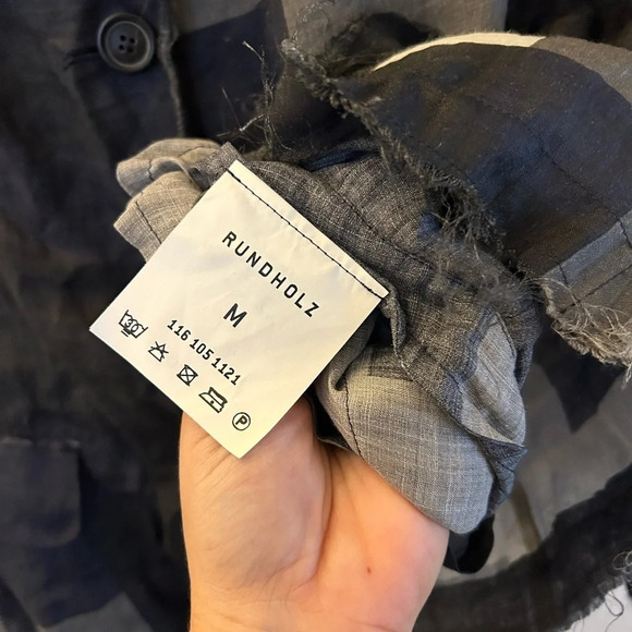 Rundholz Gray and Black Jacket Sweater M - Picture 5 of 5